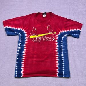 Mens‎ Medium Liquid Blue St Louis Cardinals Albert Pujols Tie Dye T Shirt